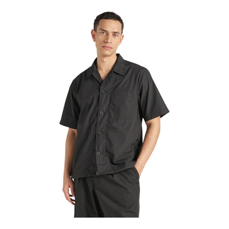 UNIVERSAL WORKS camicia universal works tech overshirt - black da uomo