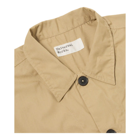 UNIVERSAL WORKS camicia universal works tech overshirt - sand da uomo