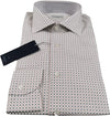 Camicia uomo Bagutta -  Fantasia -  Collo francese - Colore bianco
