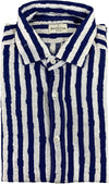 Camicia uomo Bagutta - Righe - Colore bianco/blu