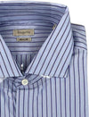 Camicia uomo Bagutta - Righe - Colore celeste/bianco/blu