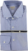 Camicia uomo Bagutta - Righe - Colore celeste/bianco/blu