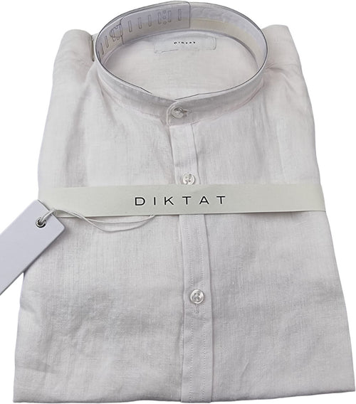 Camicia uomo DIKTAT - Tinta unita - coreana - lino