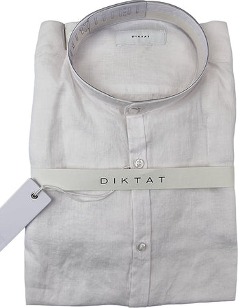 Camicia uomo DIKTAT - Tinta unita - coreana - lino