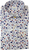 Camicia uomo Edizioni Limonaia - fiori - Bianco