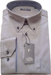 Camicia Uomo Fabio Galanti A Righe Made in Italy Camicia Botton Down Bianca e Blu camicia uomo L'Orchidea - Siderno, Commerciovirtuoso.it