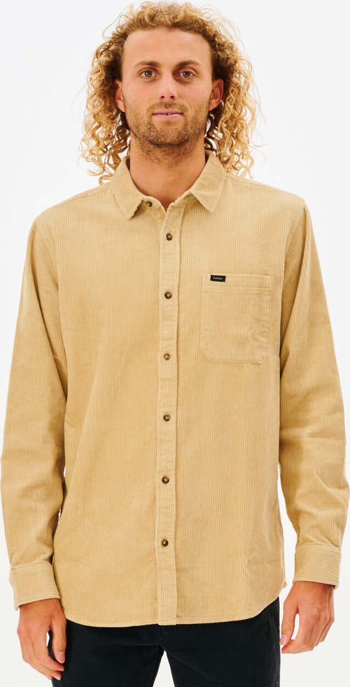 Camicia Uomo Rip Curl State Cord Long Sleeve Moda/Uomo/Abbigliamento/T-shirt polo e camicie/Camicie casual Snotshop - Roma, Commerciovirtuoso.it