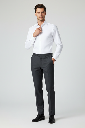 Camicia uomo Sonrisa - Tinta unita - Bianco