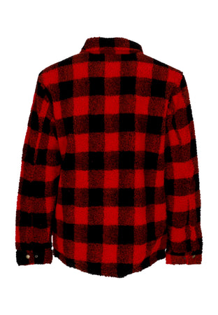 CATERPILLAR Camicia Imbottita Uomo Buffalo Overshirt Red/black da uomo