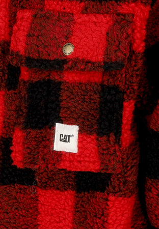 CATERPILLAR Camicia Imbottita Uomo Buffalo Overshirt Red/black da uomo