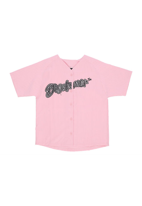 DISCLAIMER Camicia Manica Corta Donna W Logo Over Shirt Pink da donna