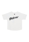 DISCLAIMER Camicia Manica Corta Donna W Logo Over Shirt White da donna