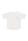 DISCLAIMER Camicia Manica Corta Donna W Logo Over Shirt White da donna