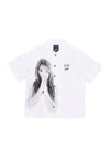WELCOME Camicia Manica Corta Donna W Rayon Photo Shirt X Britney Spears White da donna