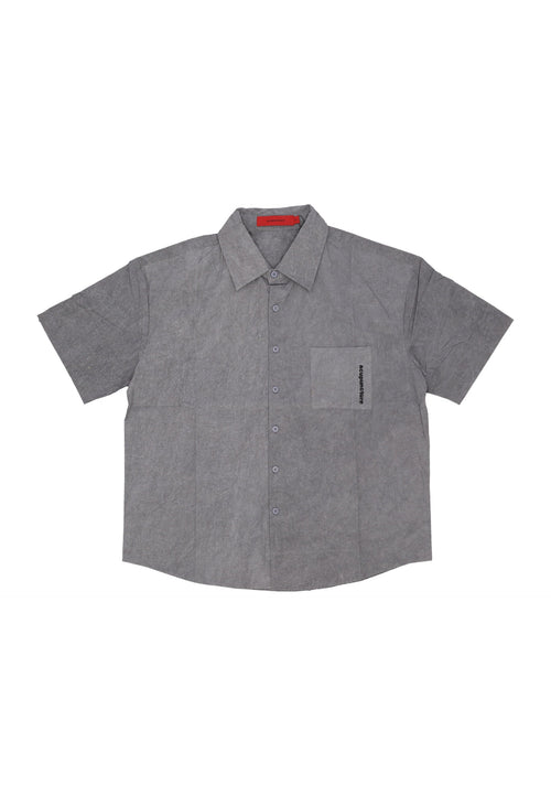 ACUPUNCTURE Camicia Manica Corta Uomo Acu Shirt Grey da uomo