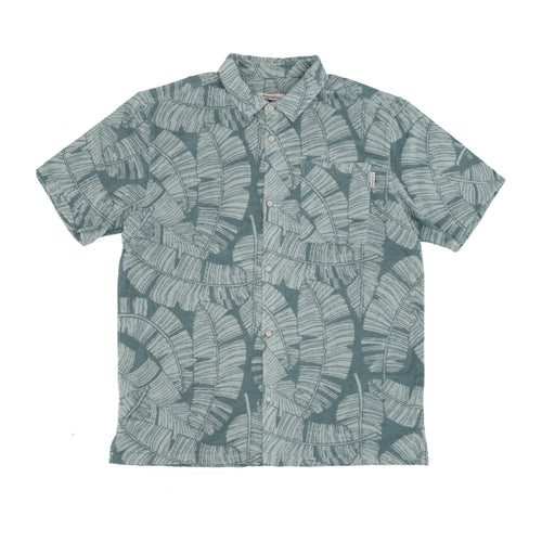 IRIEDAILY Camicia Manica Corta Uomo Bananos Ssl Shirt Light Sage Green da uomo