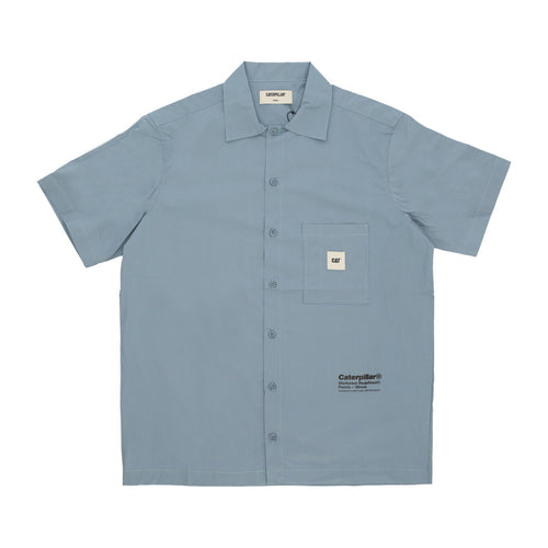 CATERPILLAR Camicia Manica Corta Uomo Desert Shirt Dark Slate da uomo