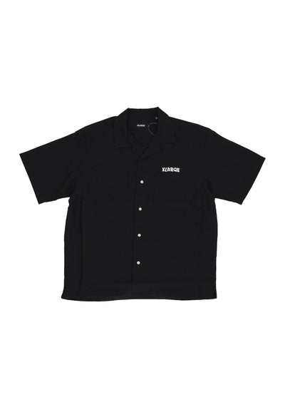 XLARGE Camicia Manica Corta Uomo Drawing Og Open Collar S/s Shirt Black da uomo
