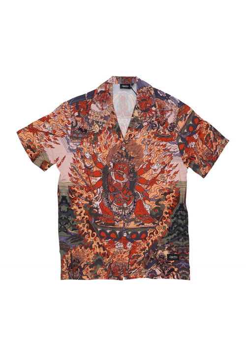 DOLLY NOIRE Camicia Manica Corta Uomo Hayagriva Bowling Shirt Multi da uomo