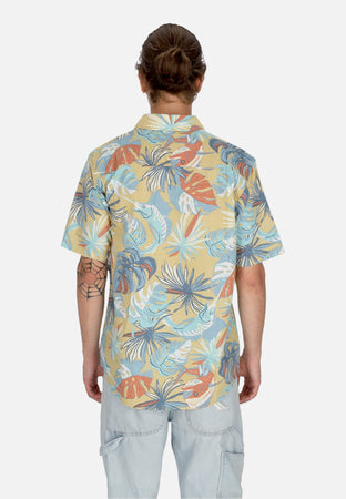 SALTY CREW Camicia Manica Corta Uomo Large Kine Woven Shirt Seaweed da uomo