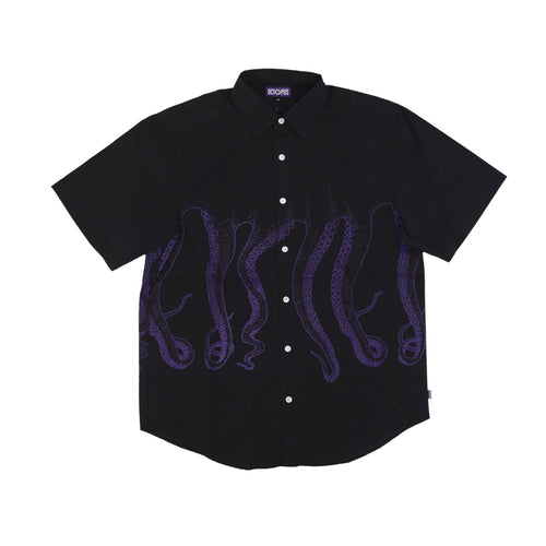 OCTOPUS Camicia Manica Corta Uomo Outline S/s Shirt Black da uomo
