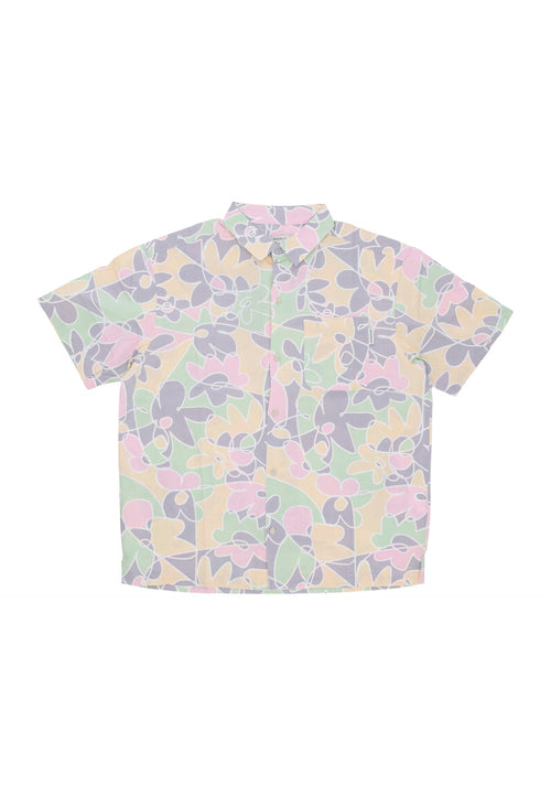 IRIEDAILY Camicia Manica Corta Uomo Resorio Shirt Candy Color da uomo
