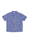 IRIEDAILY Camicia Manica Corta Uomo Resorio Shirt Dove Blue da uomo
