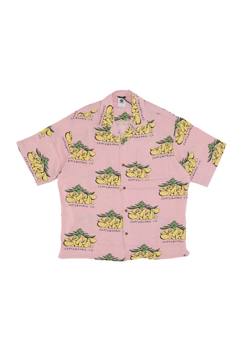 ELEMENT Camicia Manica Corta Uomo Resort S/s Shirt Woods Pink da uomo