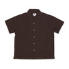 OBEY Camicia Manica Corta Uomo Sunrise Woven Shirt Java Brown da uomo