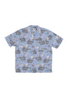 ELEMENT Camicia Manica Corta Uomo Thalweg Shirt Saturn Camp Blue da uomo
