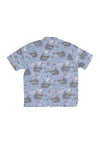 ELEMENT Camicia Manica Corta Uomo Thalweg Shirt Saturn Camp Blue da uomo