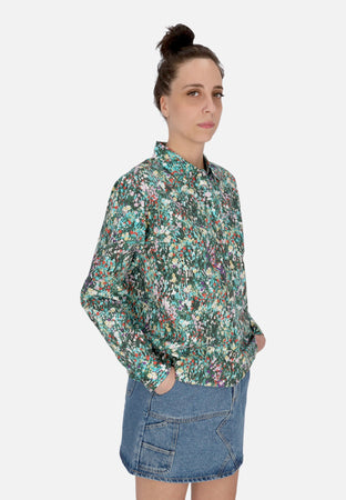 OBEY Camicia Manica Lunga Donna W Spring Garden L/s Shirt Fairway Multi da donna