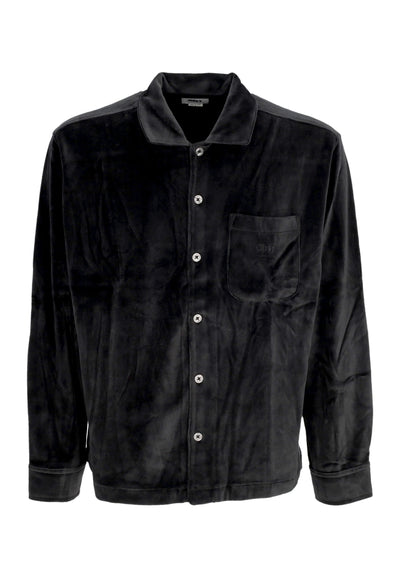 OBEY Camicia Manica Lunga Uomo Capital Button Up L/s Shirt Black da uomo