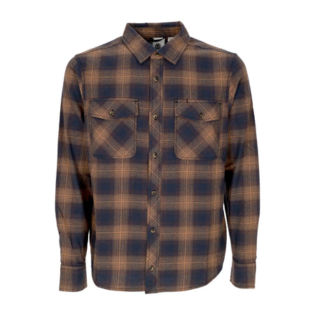 ELEMENT Camicia Manica Lunga Uomo Tacoma Classic Gradient Plaid Dull Gold da uomo