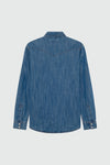 Roy Roger's camicia uomo in denim blu Martin regular fit
