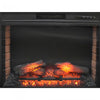 Camino da terra elettrico con cornice, termoventilatore a fiamma finta da 1800 W