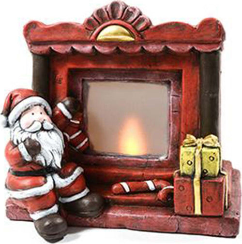 Caminetto natalizio con Babbo Natale legna effetto fuoco a batteria h 28 cm Casa e cucina/Decorazioni per interni/Addobbi e decorazioni per ricorrenze/Decorazioni natalizie/Schiaccianoci MagiediNatale.it - Altamura, Commerciovirtuoso.it