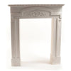 Struttura caminetto natalizio in legno per decorazioni natalizie h 95 cm