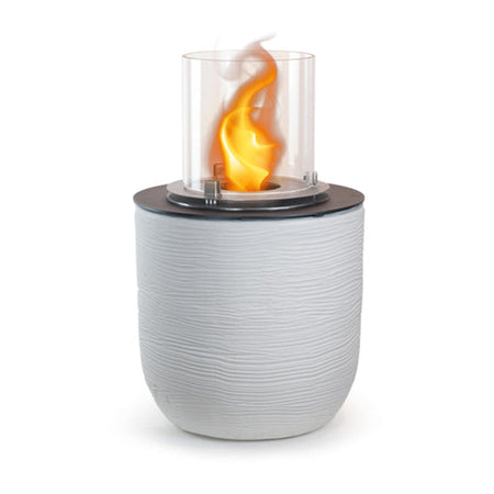 Camino a bioetanolo "Raffaello" braciere da giardino da terra per interno ed esterno Ø 35 x h 55 cm