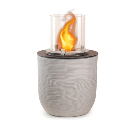 Camino a bioetanolo "Raffaello" braciere da giardino da terra per interno ed esterno Ø 35 x h 55 cm