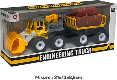 Camion A Frizione Mezzo Di Lavoro Gioco Per Bambini 3+ Con Ruspa E Rimorchio Giochi e giocattoli/Veicoli/Macchine e camion/Camion Trade Shop italia - Napoli, Commerciovirtuoso.it