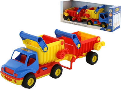 Camion Con Rimorchio per Bambini +1 Anni Polesie Giocattoli - Cons Truck Dumper Con Rimorchio 1.1 Kg Giochi e giocattoli/Veicoli/Macchine e camion/Camion Liquidator Italia - Nicosia, Commerciovirtuoso.it