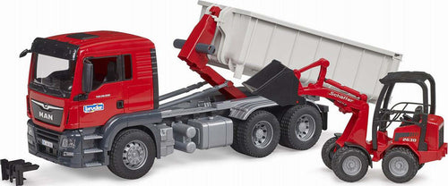 Camion-Container-Ribaltabile-Man-TGS-Bruder