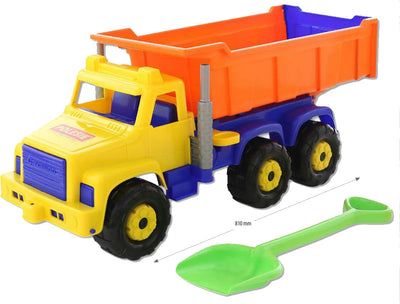 Camion per Sabbia per Bambini Giallo E Arancione Età 3,4,5 Anni Polesie Trampoliere Supergigante Dumper Camion Con Pala Giochi e giocattoli/Veicoli/Macchine e camion/Veicoli da cantiere Liquidator Italia - Nicosia, Commerciovirtuoso.it