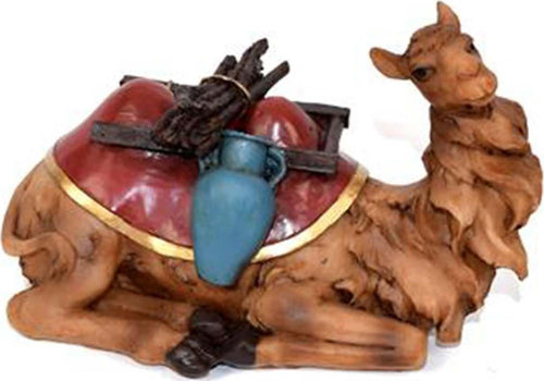Cammello dei re magi seduto per presepe 15 cm natività decorazione natalizia Casa e cucina/Decorazioni per interni/Addobbi e decorazioni per ricorrenze/Decorazioni natalizie/Presepi/Statuine e fondali per il presepe MagiediNatale.it - Altamura, Commerciovirtuoso.it