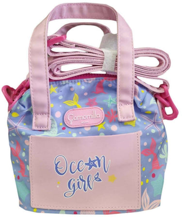 Camomilla Borsetta Bambina Mini Hand Bag Ocean Girl Seven Mini Borsa Con Tracolla Fantasia