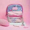 Camomilla Zainetto per Bambine Small Backpack Ocean Girl Seven Zaino Piccolo Con Zip