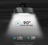 Campana-Industriale-LED-Chip-Samsung-100W-120LM/W-UFO-con-Driver-Samsung-Colore-Nero-90°-4000K-IP65-Dimmerabile