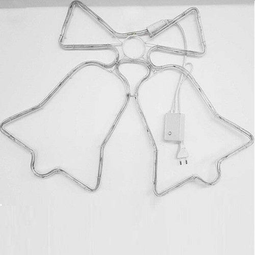 Campane Campanelle 41x60 Cm Luminoso Luci Natale Natalizie Decorazioni Addobbi Illuminazione/Illuminazione per interni/Illuminazione speciale/Catene luminose Trade Shop italia - Napoli, Commerciovirtuoso.it