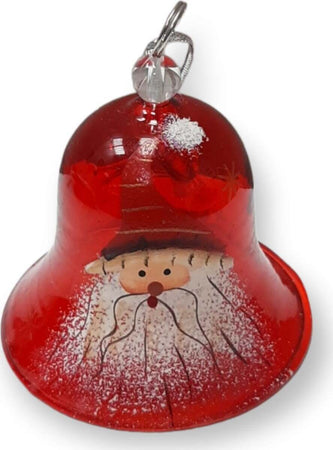 Campanella-di-natale-in-vetro-Rosso-Dipinta-Assortito-Ciao-Srl